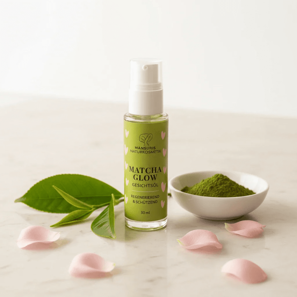 Neu bei MANSURIS: Matcha Glow Gesichtsöl – Dein natürlicher Glow-Booster - MANSURIS