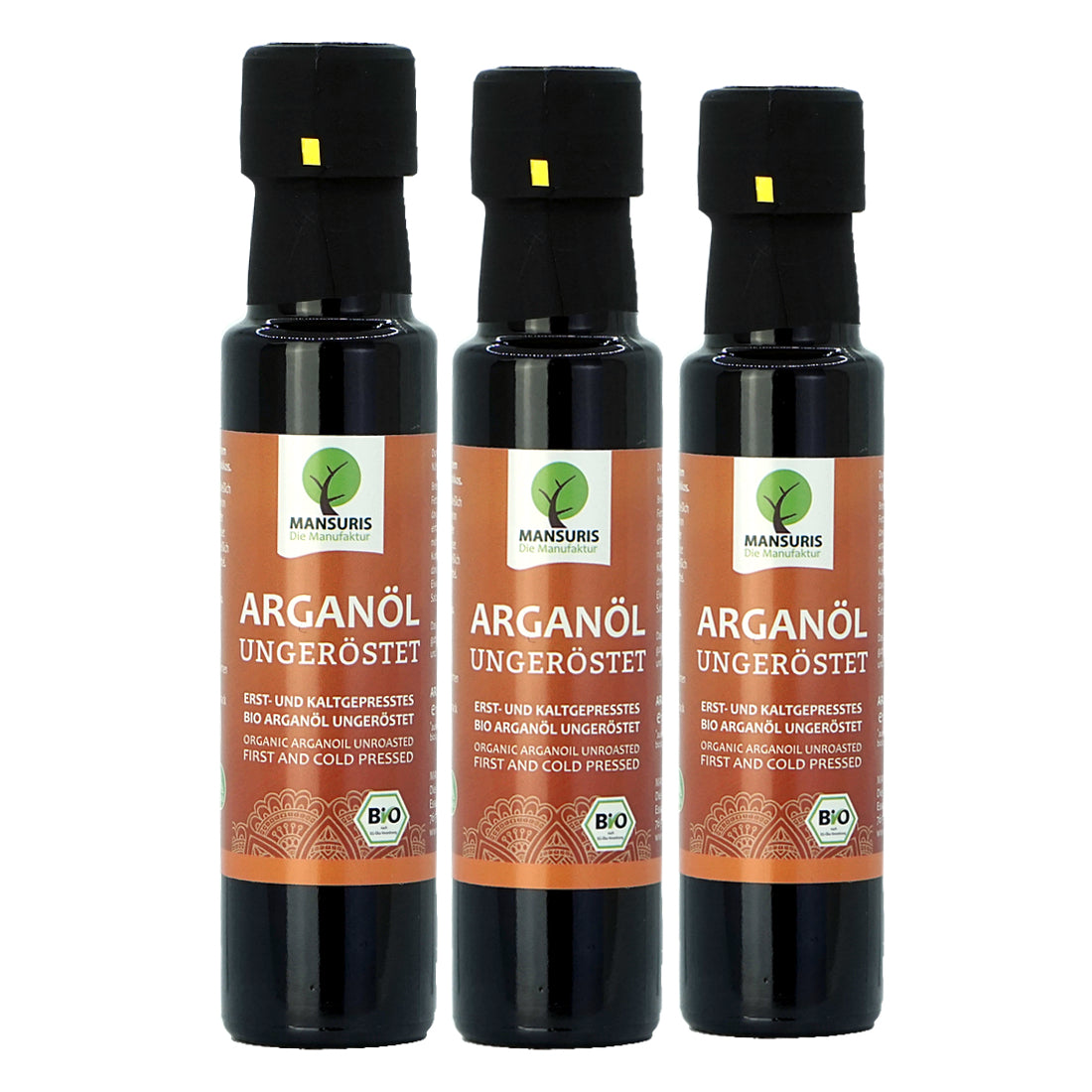 Bio Arganöl ungeröstet Set 3 x 250 ml