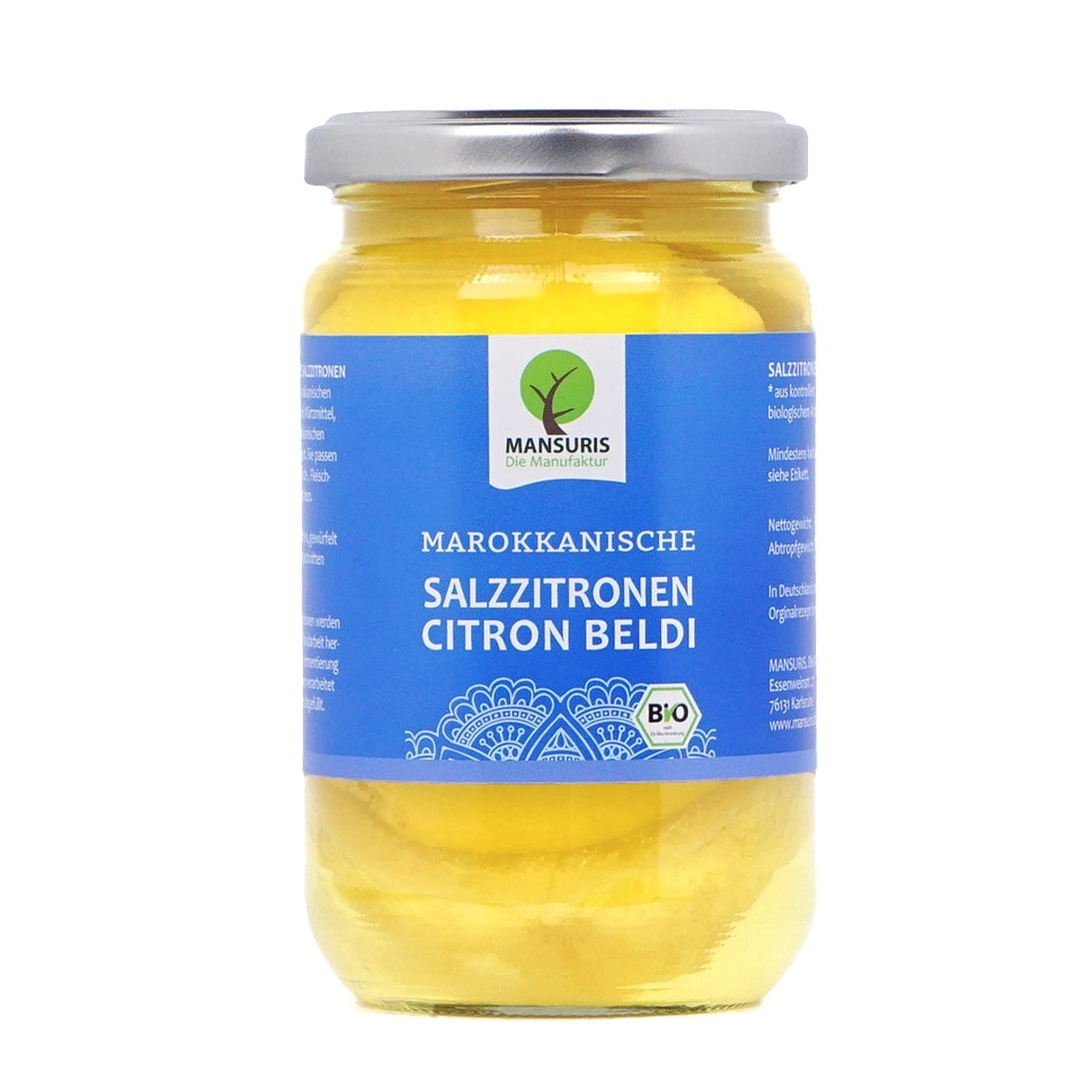 Bio Eingelegt Salzzitronen marokkanisch 3 x 180 g