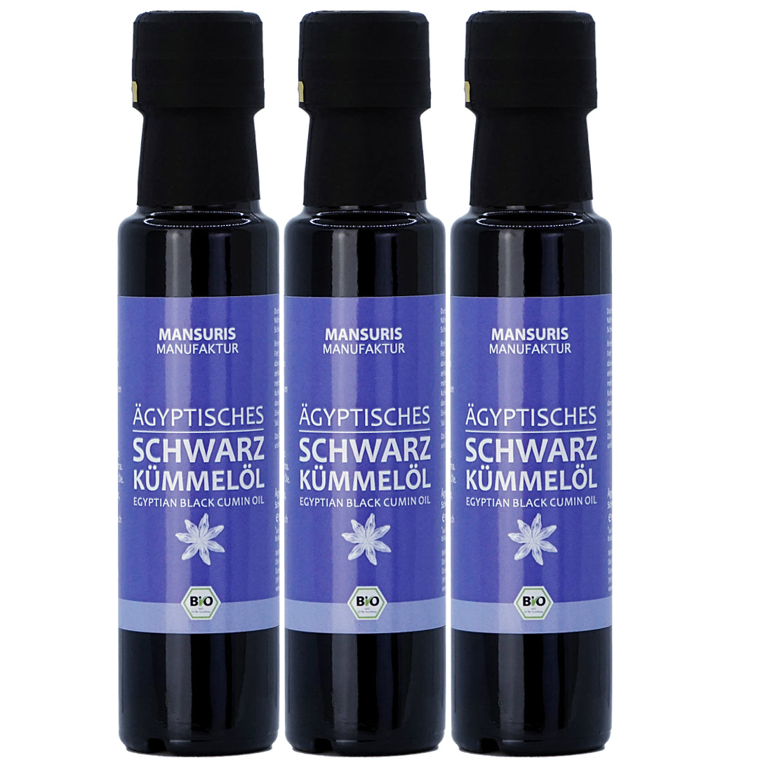 Bio Schwarzkümmelöl  3 x 250 ml