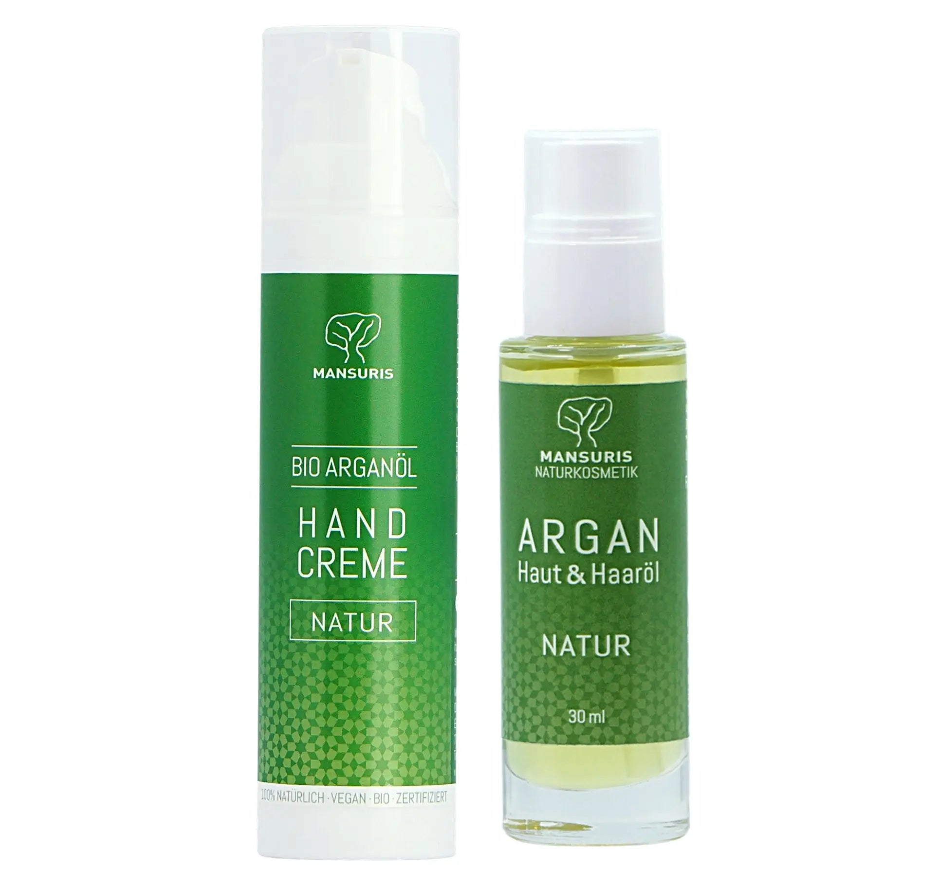Handcreme und Körperöl Set  (Körperöl 30ml, Handcreme 75 ml) MANSURIS