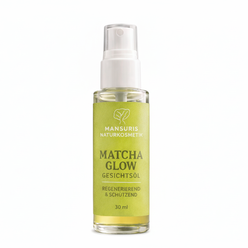 Matcha Glow Gesichtsöl – Regenerierend & Schützend - MANSURIS
