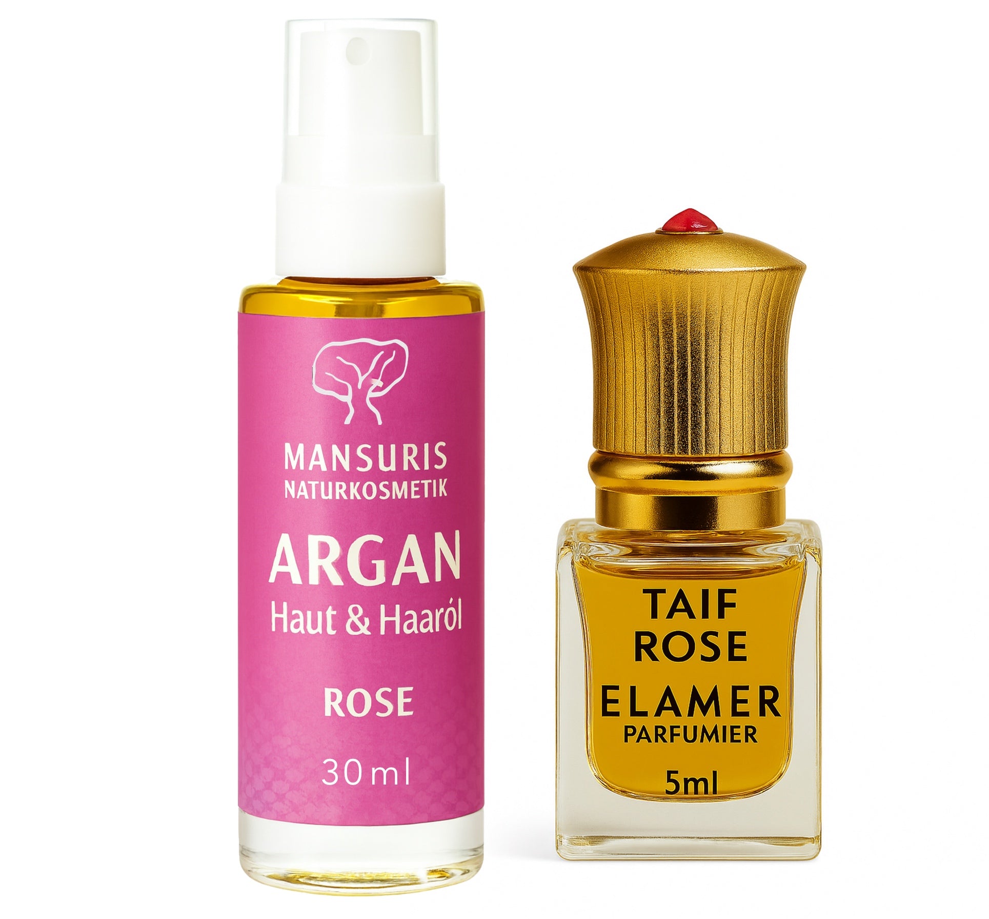 ✨ Argan Körperöl & Parfümöl – Rose – sinnlich, elegant & feminin