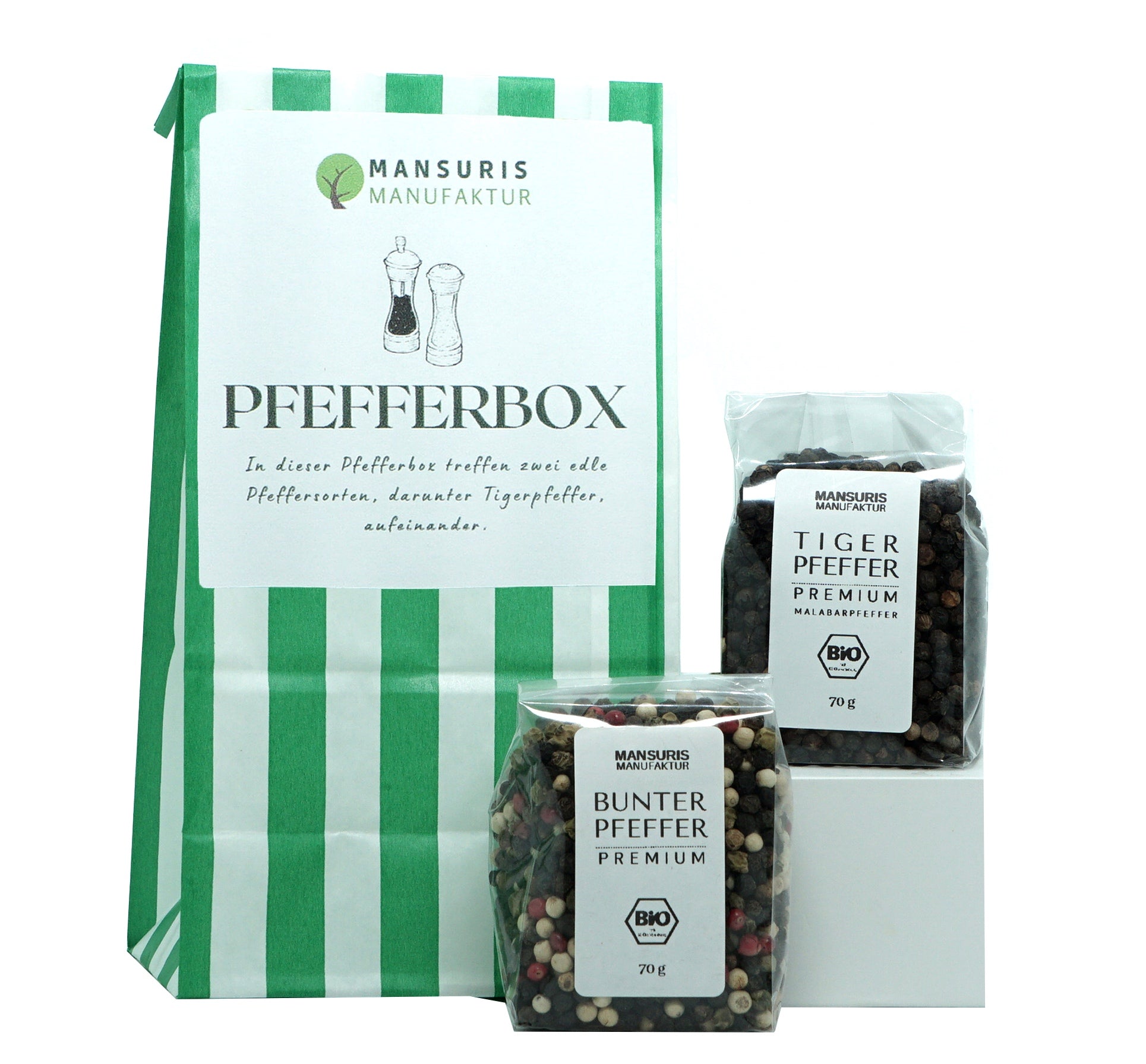 🌈 Pfeffer-Box: Tigerpfeffer & Bunter Pfeffer