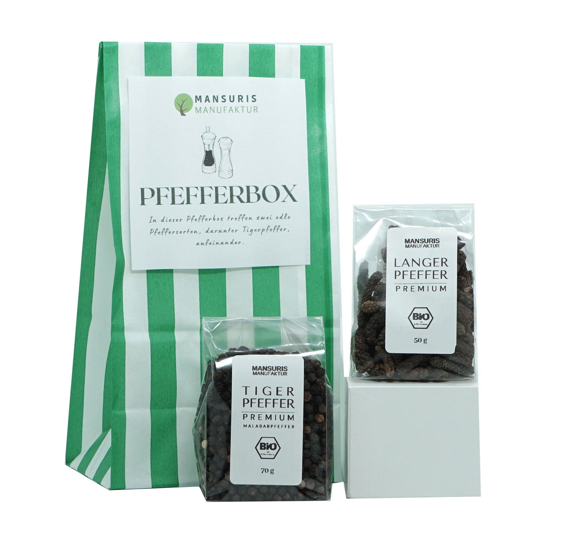 🌿 Pfeffer-Box: Tigerpfeffer & Langer Pfeffer