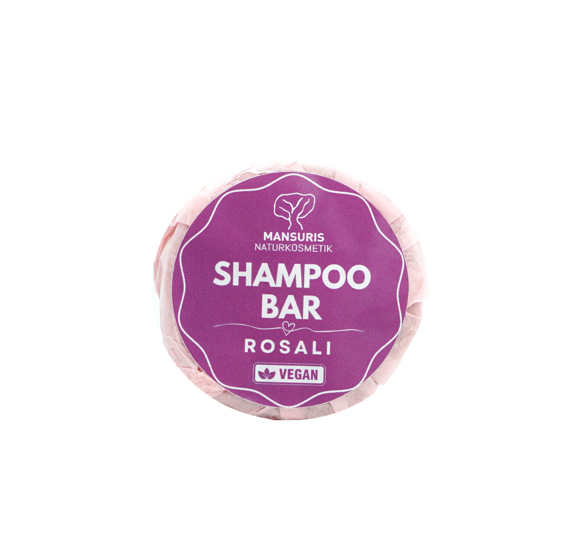 🌹 Shampoo Bar Rosali – Haarseife (70 g)