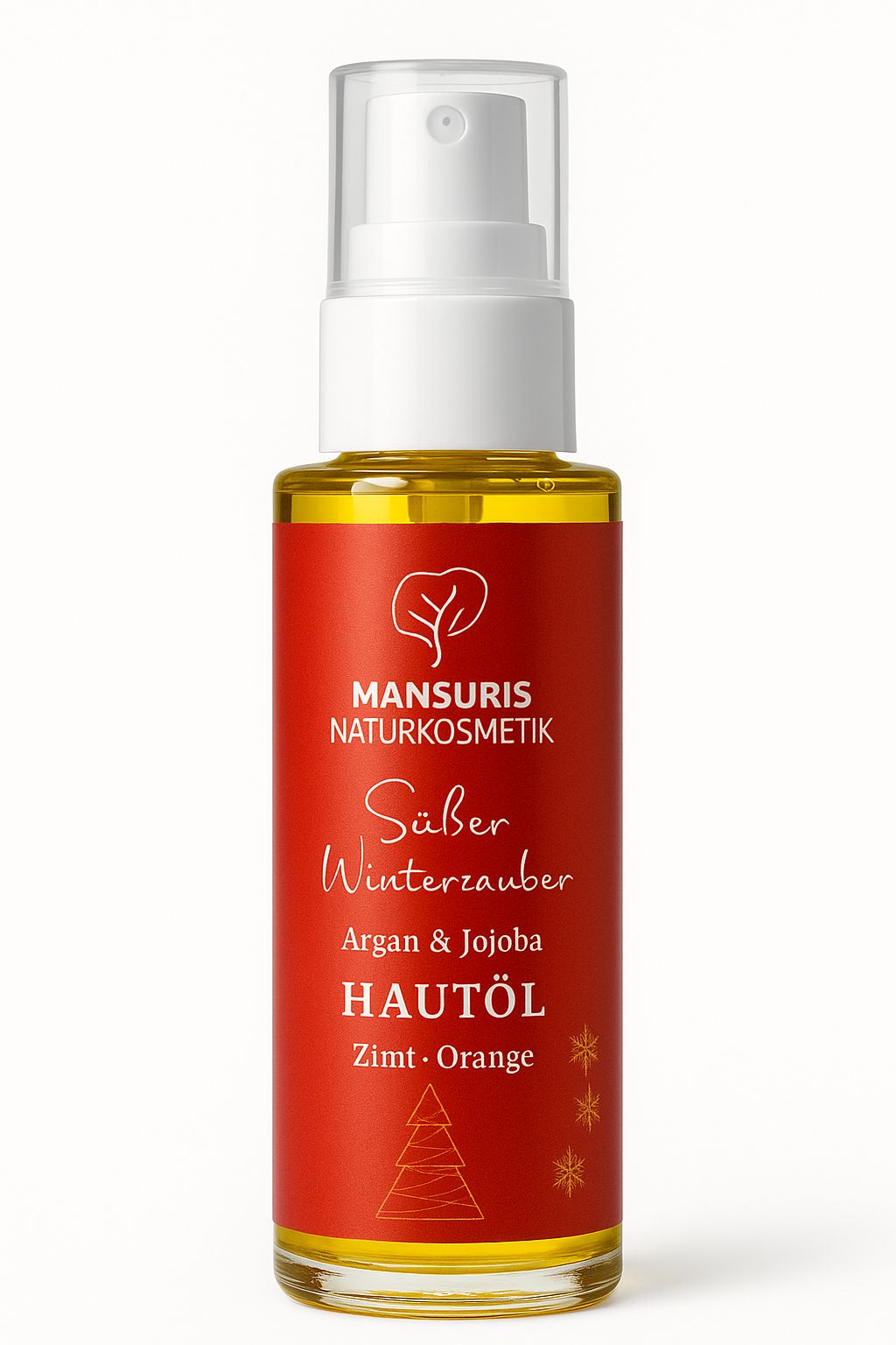 ✨ Süßer Winterzauber – Argan & Jojoba Hautöl (Zimt • Orange)